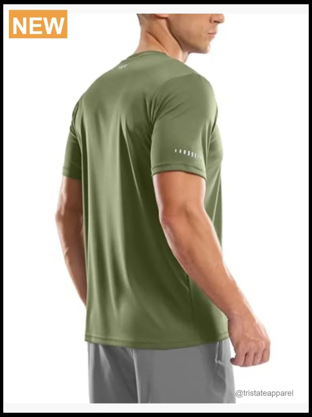 UPF 50+ Sun Protection Dry Fit Rash Guard Swim Tee 4-Way Stretch Athletic
